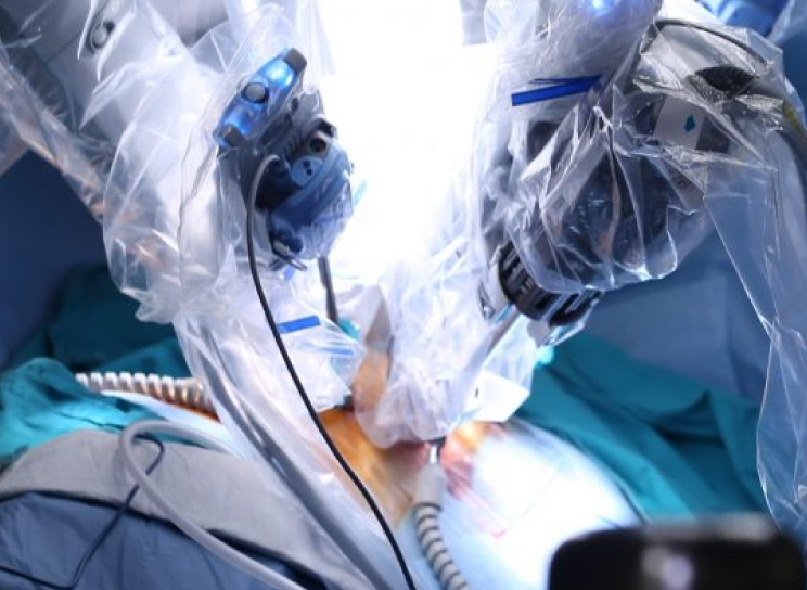 Robotic assisted thoracic surgery performing system