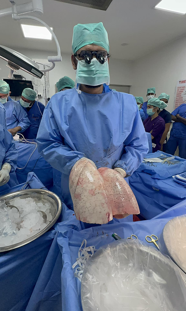Minimally invasive keyhole thoracic surgery